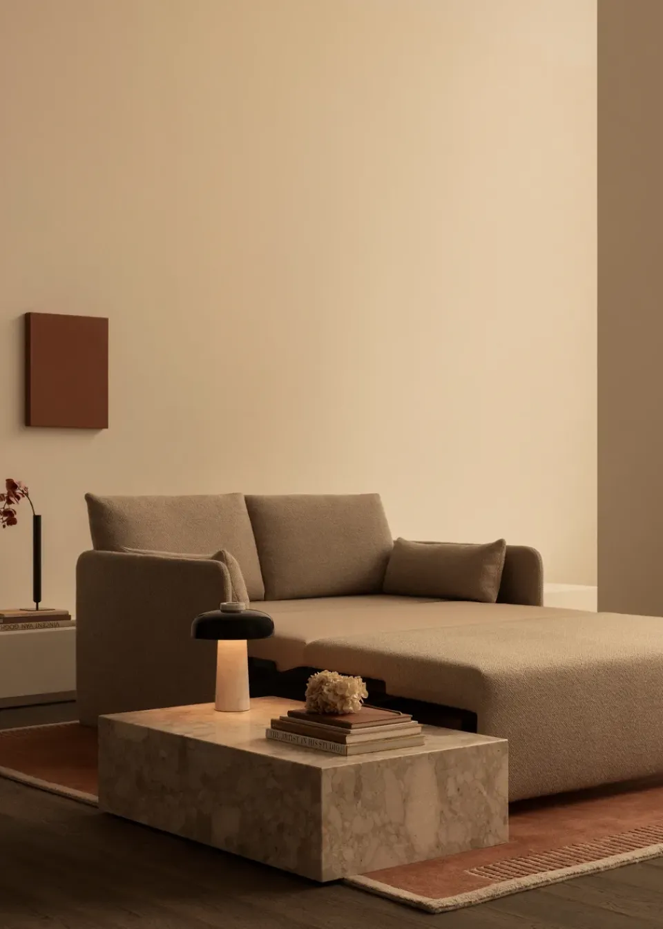 Sofá cama Offset 2 plazas, Baru 0200 White*Audo Copenhagen Sale
