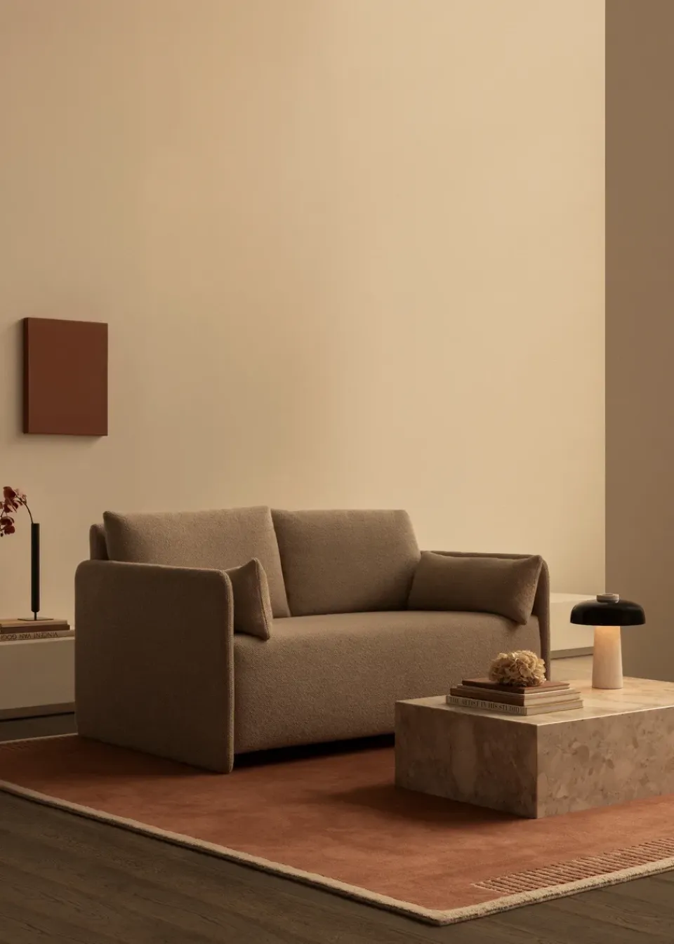Sofá cama Offset 2 plazas, Baru 0450 Gold*Audo Copenhagen Discount