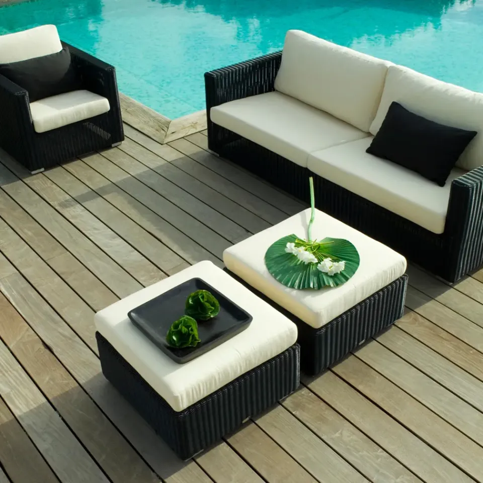 Sofá Chester, 3 plazas graphite*Cane-line Clearance