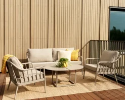 Sofá Coleville, Khaki-burlap , 3 plazas*Brafab Best