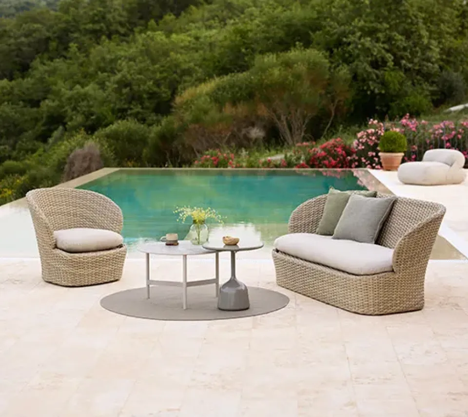 Sofá de 2,5 plazas Coast, Sand (Flat Weave)*Cane-line