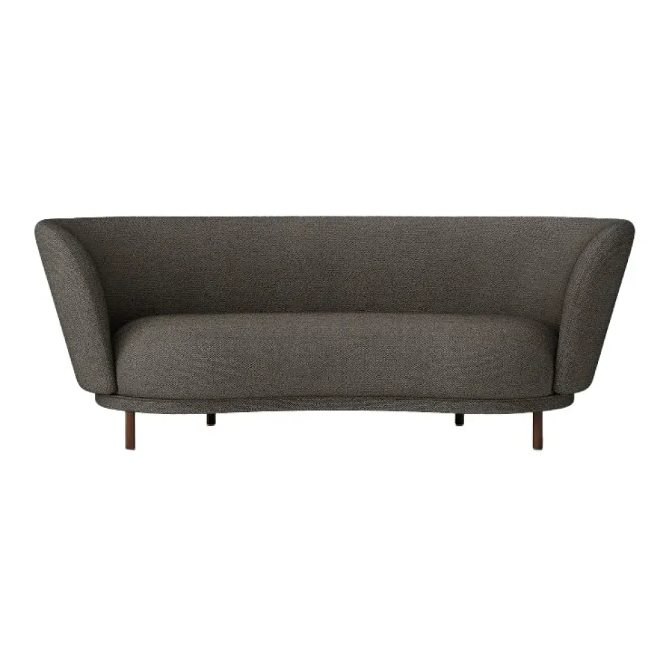 Sofá de 2 plazas Dandy, Nogal-Sacho Safire 001*Massproductions Online