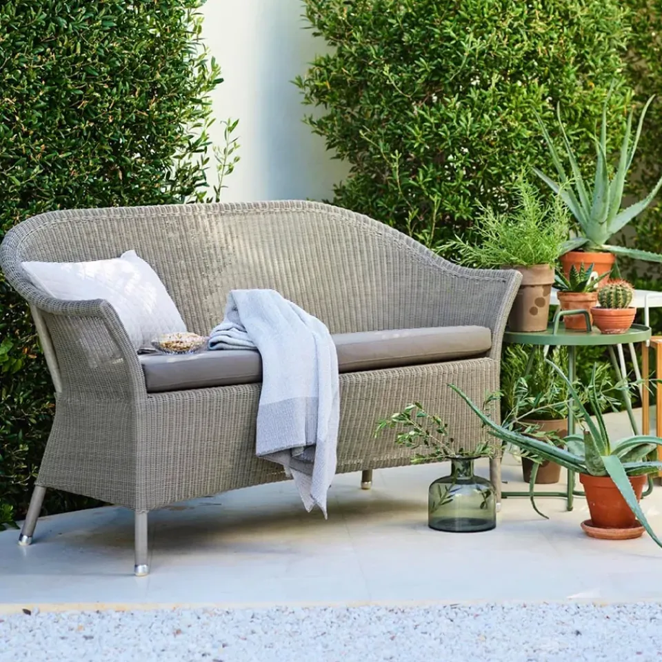 Sofá de 2 plazas Lansing weave, Taupe*Cane-line Online