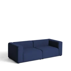 Sofá de 2,5 plazas Mags, tejido Hallingdal 65 764 blue*HAY Clearance