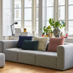 Sofá de 3 plazas Mags, tejido Hallingdal 65 764 blue*HAY Online