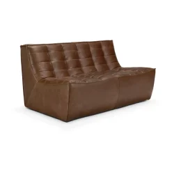 Sofá de 2 plazas N701, Cuero Chestnut*Ethnicraft Sale