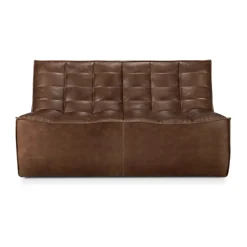 Sofá de 2 plazas N701, Cuero Chestnut*Ethnicraft Sale
