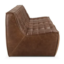 Sofá de 3 plazas N701, Piel Chestnut*Ethnicraft New
