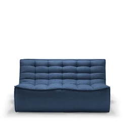Sofá de 2 plazas N701, Tela blue*Ethnicraft Hot