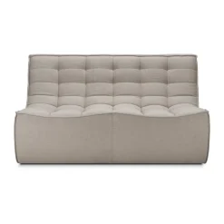 Sofá de 2 plazas N701, Tela ecru*Ethnicraft Discount