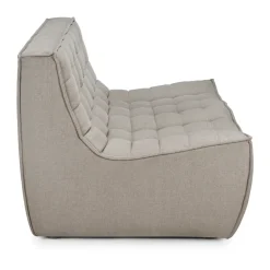 Sofá de 2 plazas N701, Tela ecru*Ethnicraft Discount