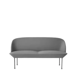 Sofá de 2 plazas Oslo, Steelcut 160-light grey*Muuto