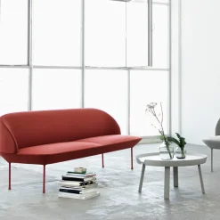Sofá de 2 plazas Oslo, Steelcut 160-light grey*Muuto