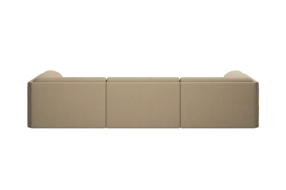 Sofá de 3 plazas Palo Block con reposabrazos Low 295 cm,*Hem