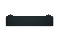 Sofá de 3 plazas Palo Block con reposabrazos Low 295 cm, Pine*Hem Hot