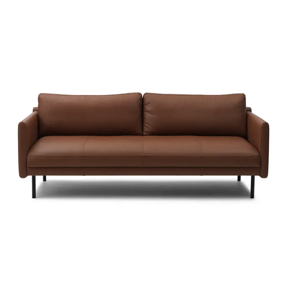 Sofá de 3 plazas Rar, Omaha leather cognac*Normann Copenhagen Clearance