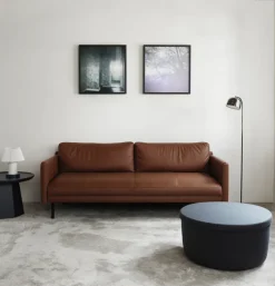 Sofá de 3 plazas Rar, Omaha leather cognac*Normann Copenhagen Clearance