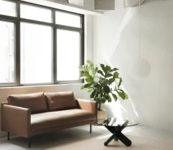 Sofá de 2 plazas Rar, Omaha leather cognac*Normann Copenhagen Discount