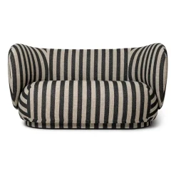 Sofá de 2 plazas Rico, Louisiana sand black*Ferm Living Sale
