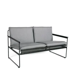 Sofá de 2 plazas Slow, Sunbrella -base de acero en color negro*SMD Design Hot