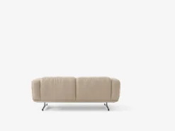 Sofá Inland AV22 2 plazas, Clay 0011-warm black*&Tradition