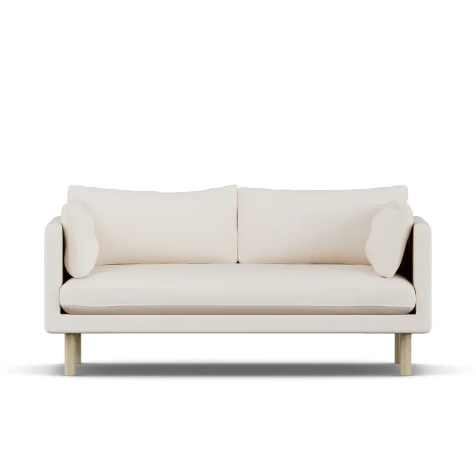 Sofá Linnevik, Caleido 9600-roble blanco aceitado, 2 plazas*1898