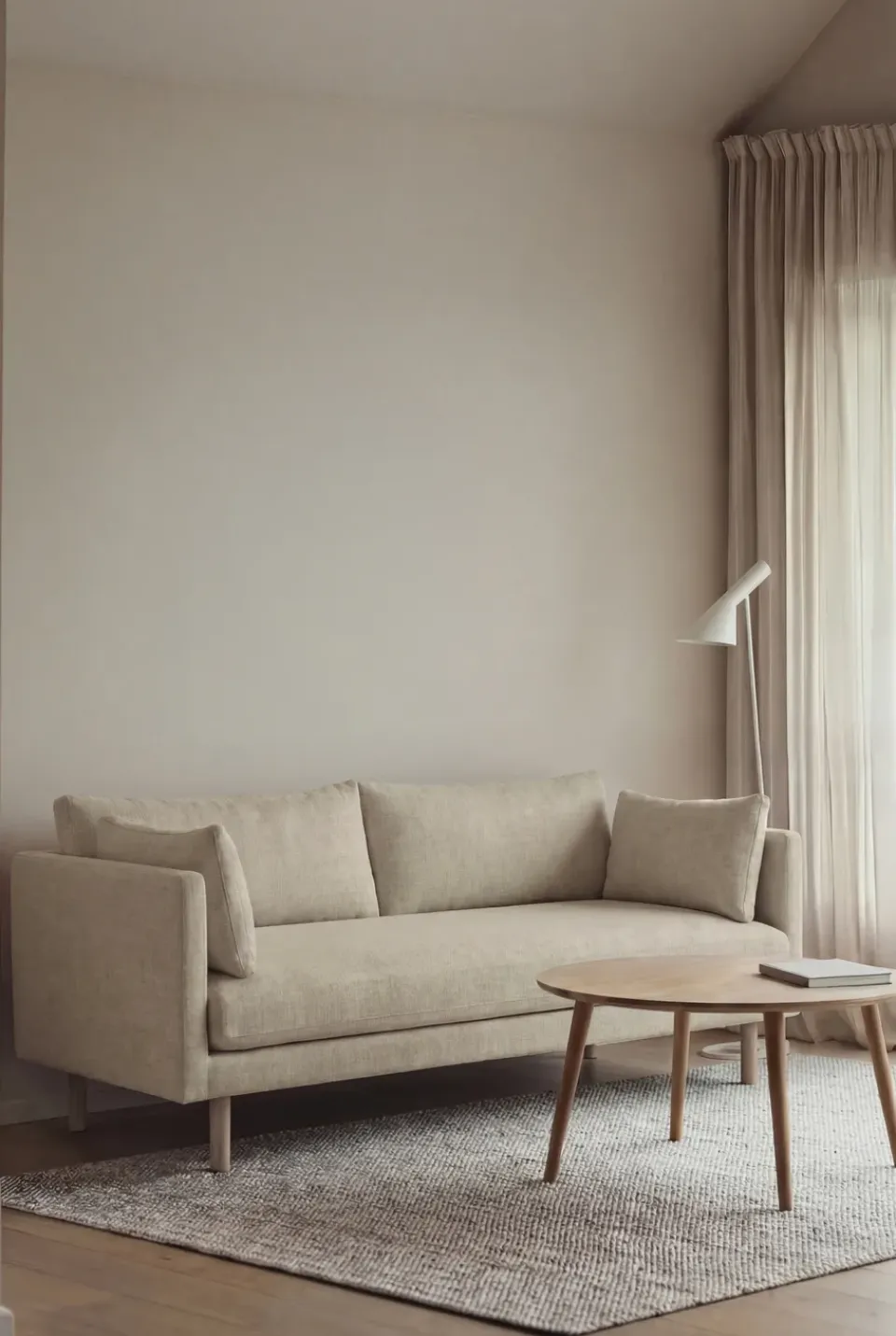 Sofá Linnevik, Luiza 3981-roble blanco aceitado, 2 plazas*1898 Clearance