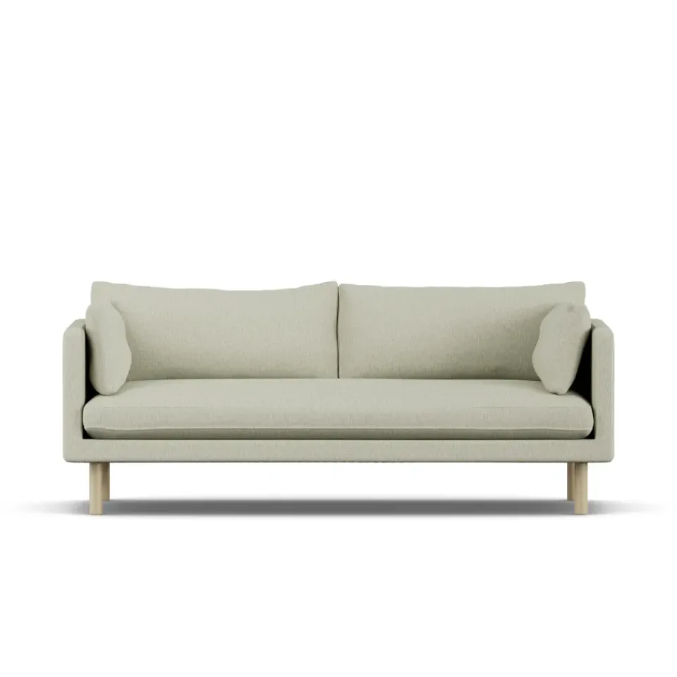 Sofá Linnevik, Luiza 3981-roble blanco aceitado, 3 plazas*1898 Clearance