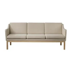 Sofá MK46 Mogens Koch de 3 plazas, Roble lacado- 90*FDB Møbler Clearance