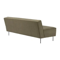 Sofá Modern Line 180x83x70 cm, Belsuede special FR 002-black*GUBI Clearance