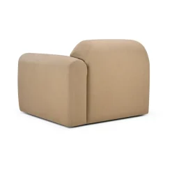 Sofá modular Bulky, módulo terminal con reposabrazos izquierdo, Sepia claro*Ethnicraft Sale