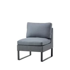 Sofá modular Flex, Grey, sencillo, incl. cojines*Cane-line Clearance