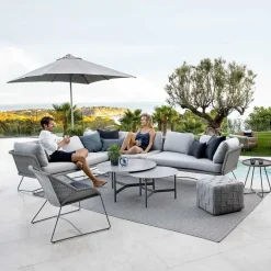 Sofá modular Horizon, Natté light grey, izquierda*Cane-line Hot