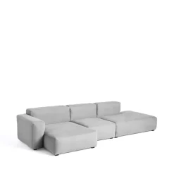Sofá modular Mags Soft low, tejido Linara 443 tweed, izquierda*HAY Outlet