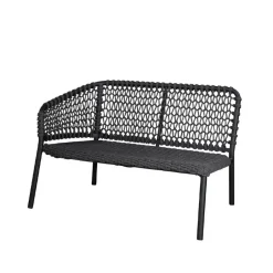 Sofá modular Ocean, Dark grey, derecho*Cane-line Outlet
