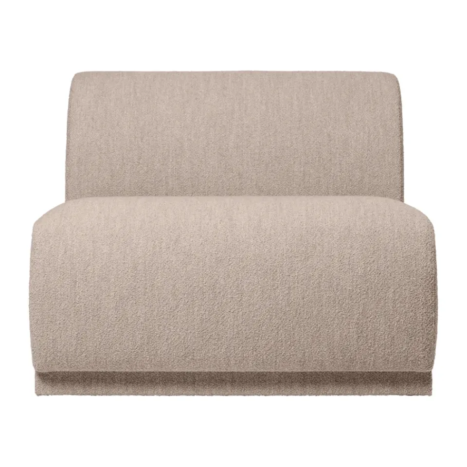 Sofá modular Rico central Soft Bouclé, Natural*Ferm Living Clearance