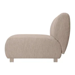 Sofá modular Rico central Soft Bouclé, Natural*Ferm Living Clearance