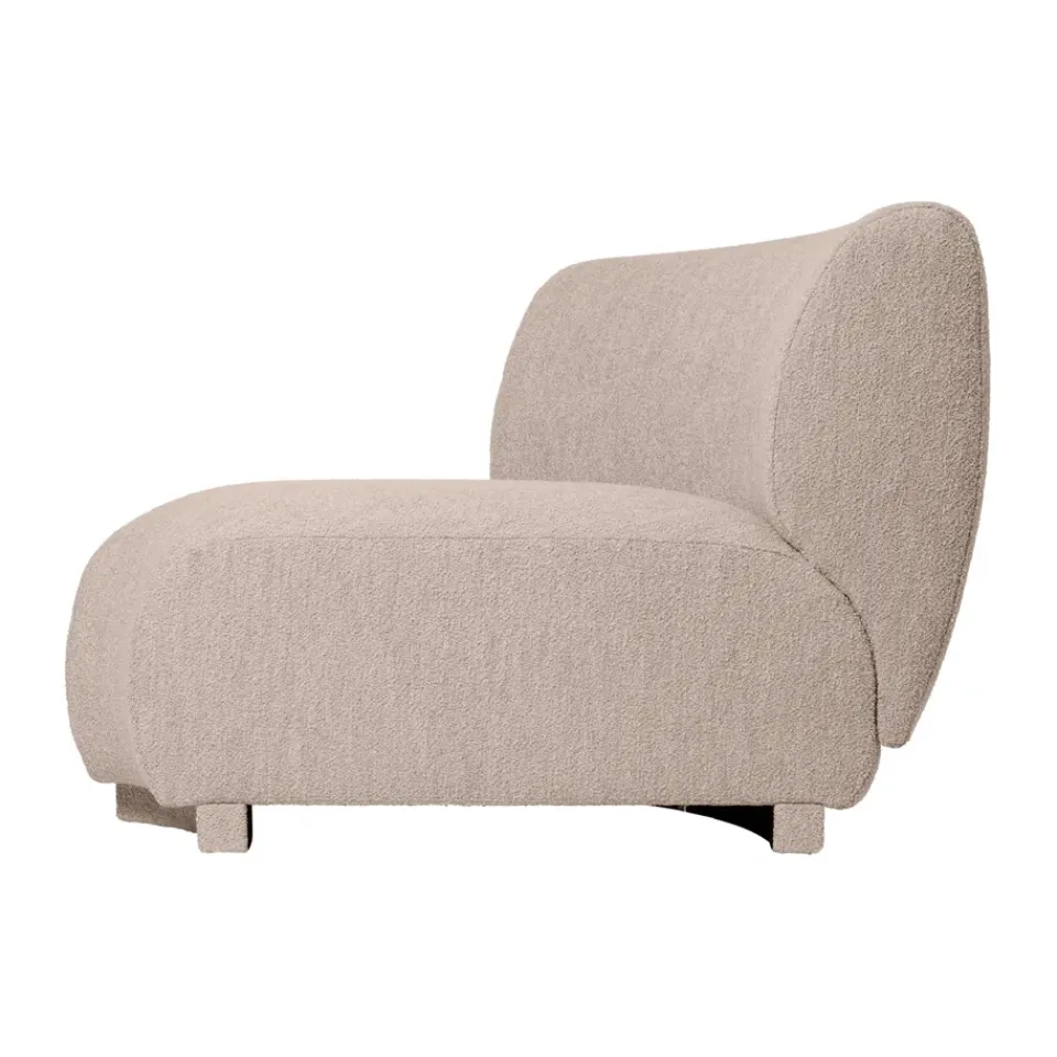 Sofá modular Rico corner 45 Soft Bouclé, Natural*Ferm Living New