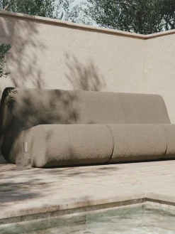 Sofá modular Rouli center module pure bouclé, Sand*Ferm Living