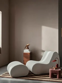 Sofá modular Rouli center module pure bouclé, Off-white*Ferm Living Online