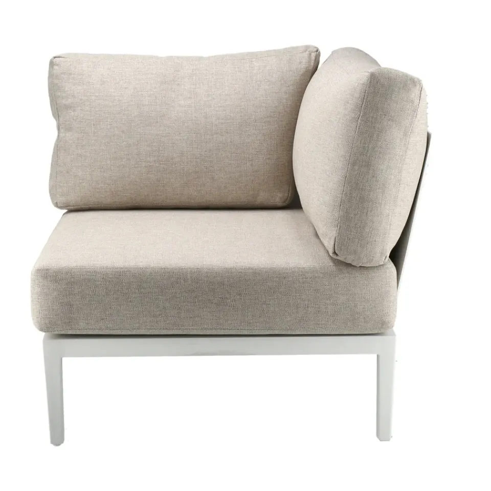 Sofá modular Santander módulo de esquina, Blanco-beige*1898