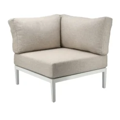 Sofá modular Santander módulo de esquina, Blanco-beige*1898