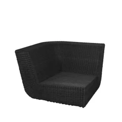 Sofá modular Savannah, Black, esquina*Cane-line
