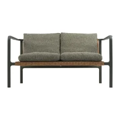 Sofá Motty, Nordic green-teddy , 2 plazas*Brafab Outlet