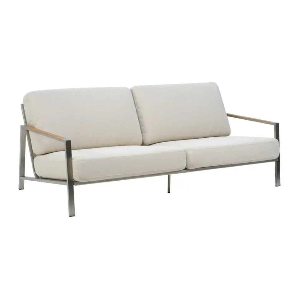 Sofá Naos, Stainless steel-dot beige, 2,5 plazas*Brafab Hot