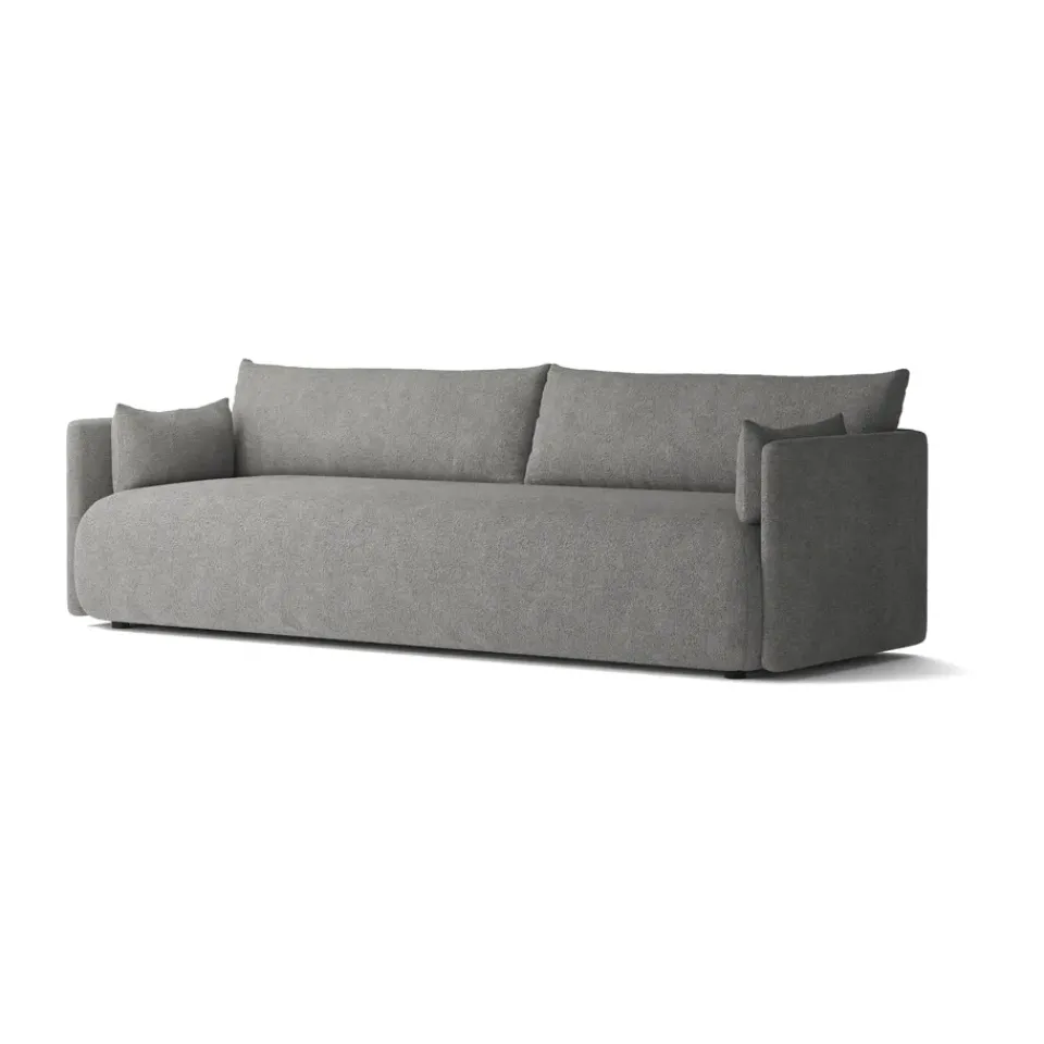 Sofá Offset 3 plazas, Audo Bouclé 16 Dark grey*Audo Copenhagen Sale