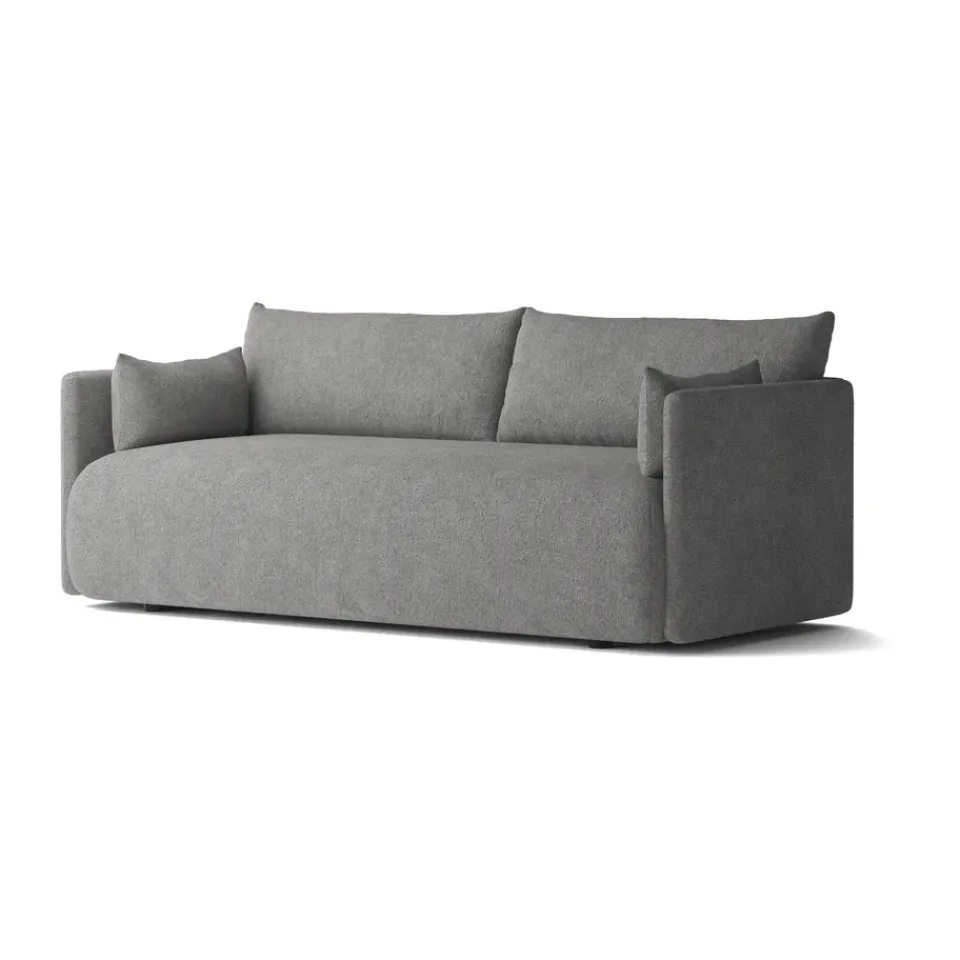 Sofá Offset 2 plazas, Audo Bouclé 16 Dark grey*Audo Copenhagen Online
