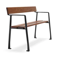 Sofá Piccolo, Caoba, soporte negro*Byarums bruk Clearance