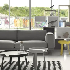 Sofá Rest, 3 plazas tela vancouver 14 light grey, patas de roble*Muuto Discount