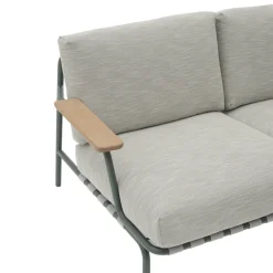 Sofá Settle de 2 plazas, Ribbed Weave 2 Dark green*Muuto Discount
